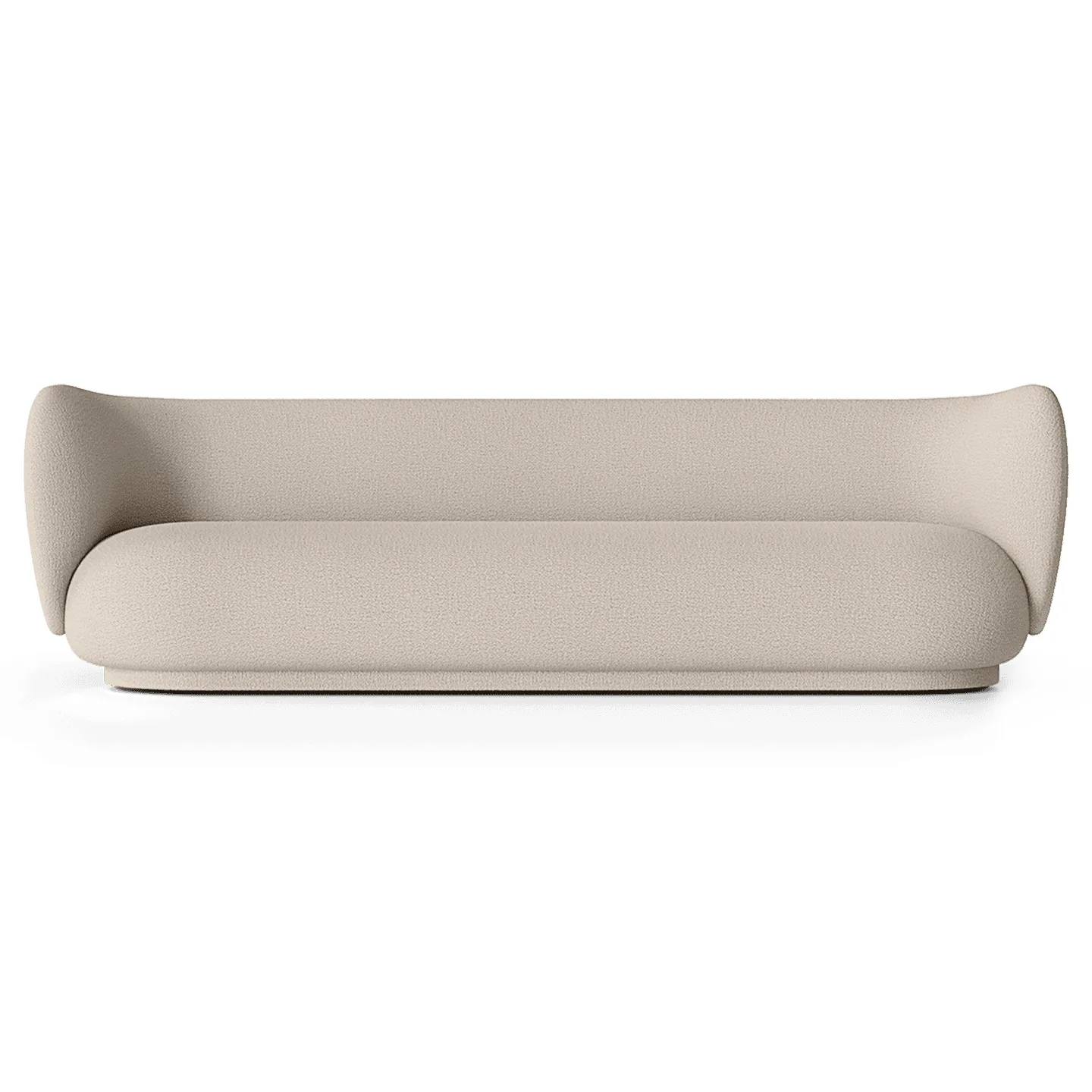 Rico sofa bouclé 4-seter, Wool bouclé natural Ferm Living