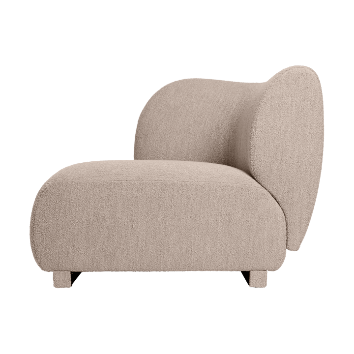 Rico sofa modul armrest L Soft Bouclé, Natural Ferm Living