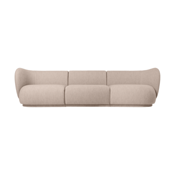 Rico sofa modul armrest L Soft Bouclé - Natural - Ferm Living