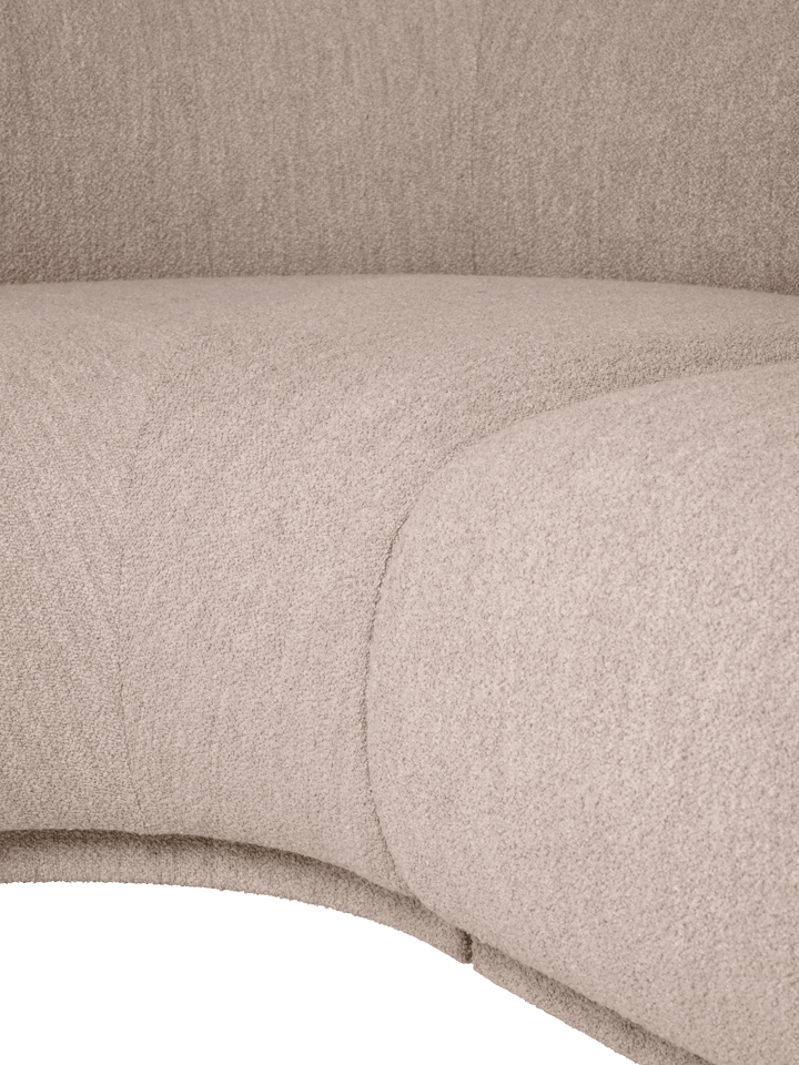 Rico sofa modul armrest L Soft Bouclé, Natural Ferm Living