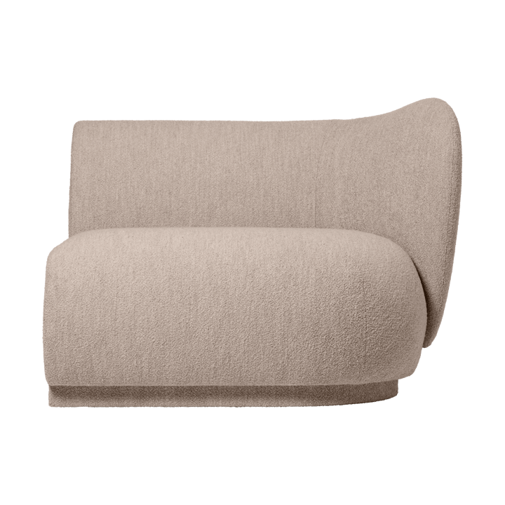 Rico sofa modul armrest R Soft Bouclé - Natural - Ferm Living