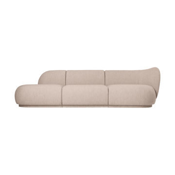 Rico sofa modul armrest R Soft Bouclé - Natural - Ferm Living