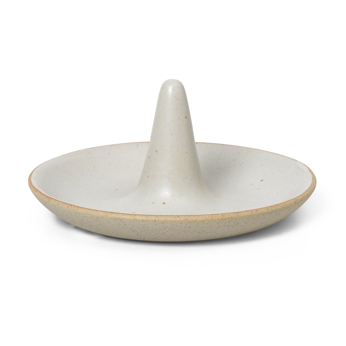 Ferm Living Ring Cone ringholder Off-white speckle