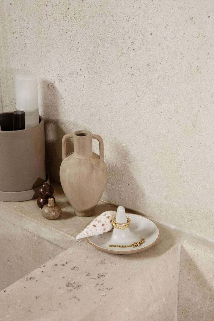 Ring Cone ringholder, Off-white speckle Ferm Living