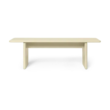 Rink benk 140 cm - Eggshell - Ferm Living