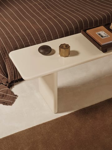 Rink benk 140 cm - Eggshell - Ferm Living