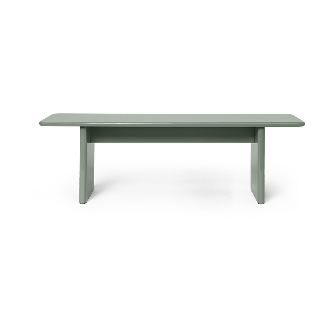 Ferm Living Rink benk 140 cm Tea green | Skandinavisk Design | Benker | Grønn