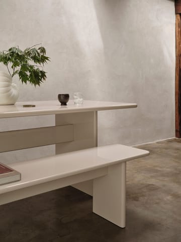Rink benk 200 cm - Eggshell - Ferm Living