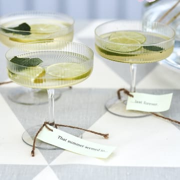 Ripple champagneglass 2-pakn. - klar - Ferm Living