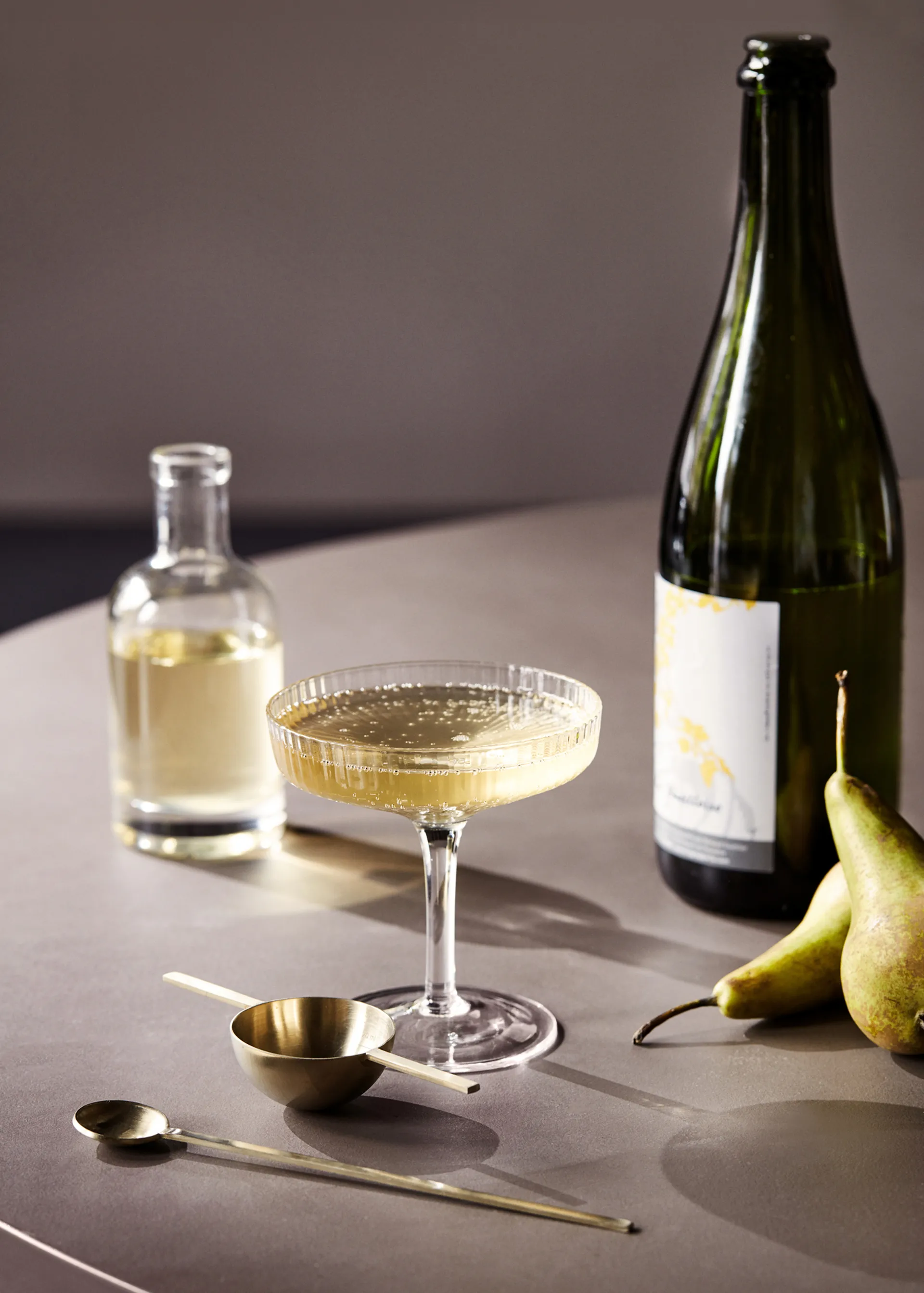 Ripple champagneglass 2-pakn., klar Ferm Living