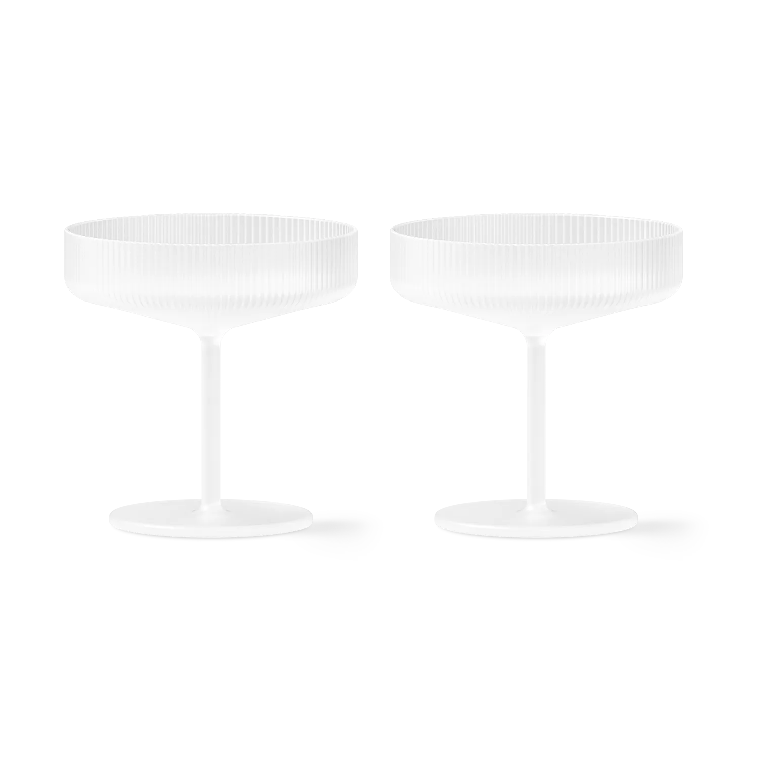 Ripple champagneglass 2-pakning, Frosted Ferm Living