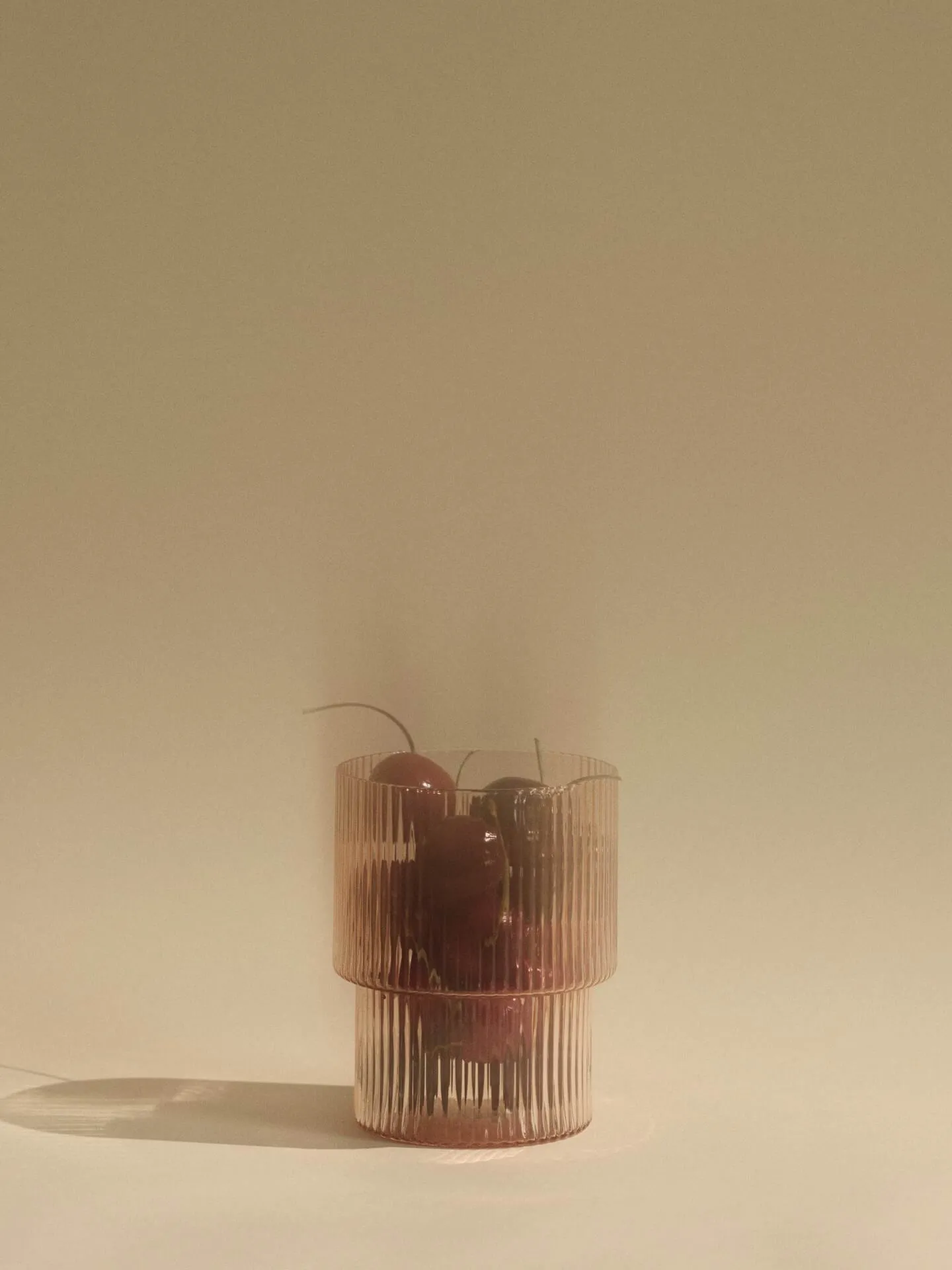 Ripple glass 4-pakning, Blush Ferm Living