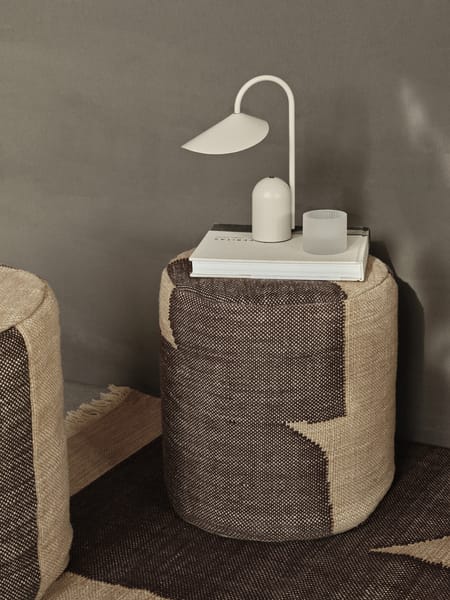 Ripple glass lavt 4-pakning, Frosted Ferm Living