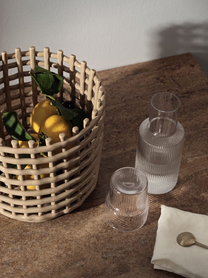 Ripple glass small 6 cl 4-pakning, Klar Ferm Living