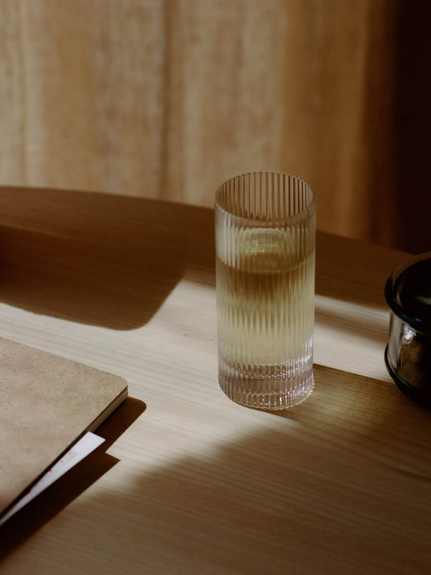 Ripple Highball glass 48 cl 2‑pakning, Clear Ferm Living