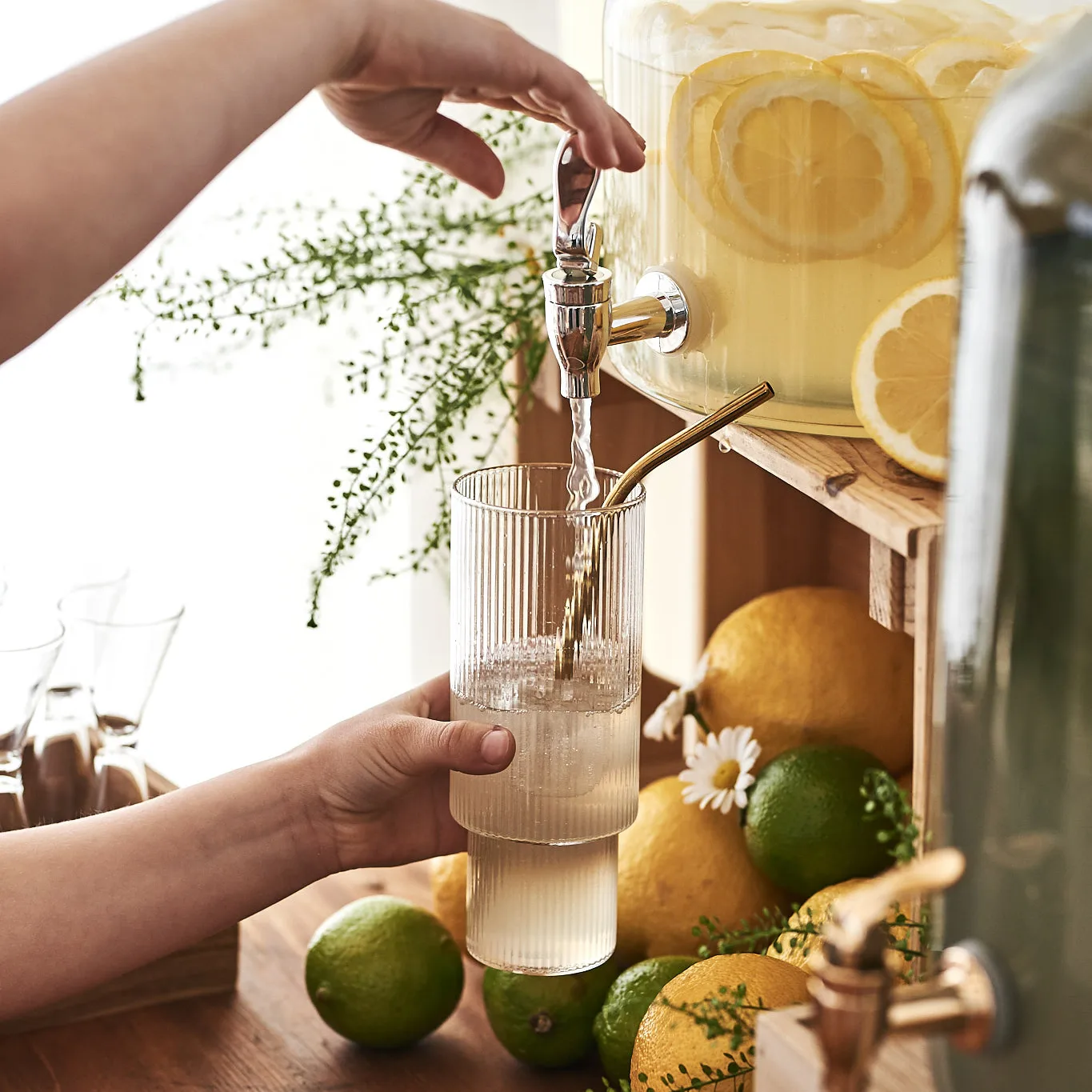 Ripple long drink glass 4-pakning, klar Ferm Living