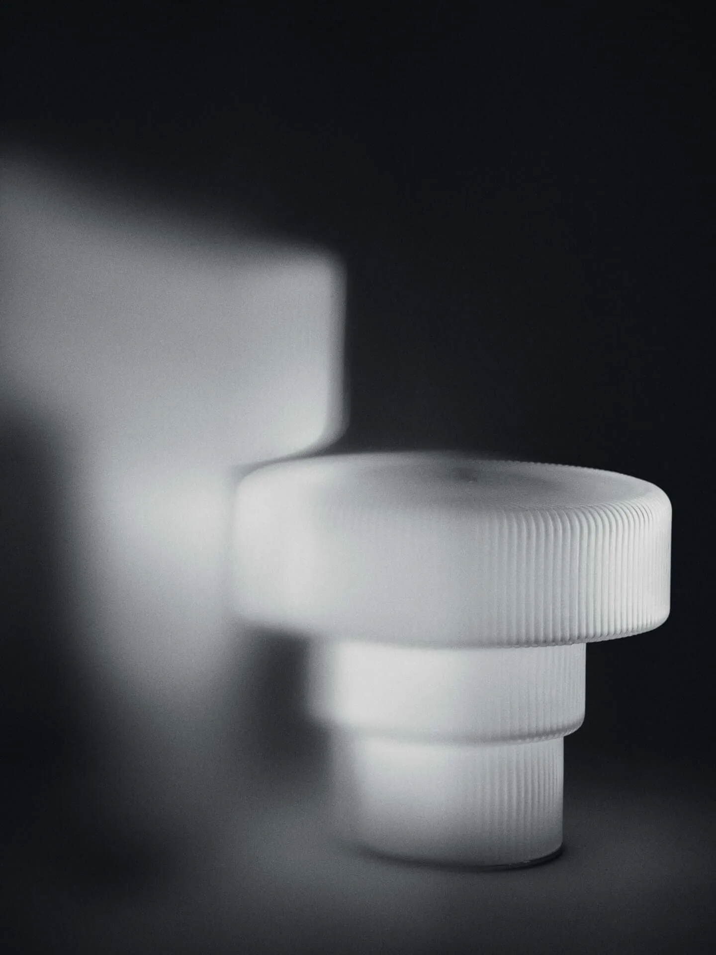 Ripple portable bordlampe, White, 16,5 cm Ferm Living