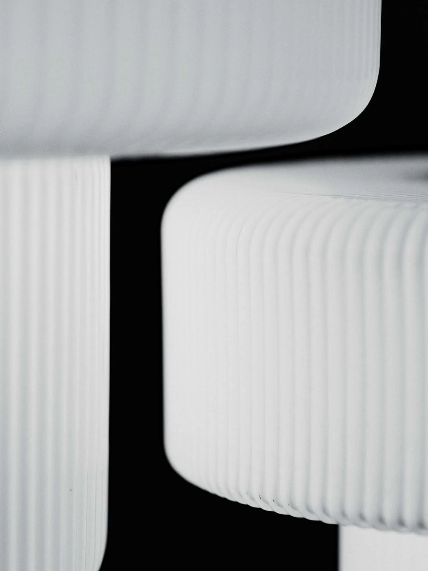 Ripple portable bordlampe, White, 16,5 cm Ferm Living