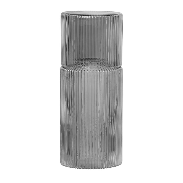 Ripple small karaffel sett, Smoked grey Ferm Living