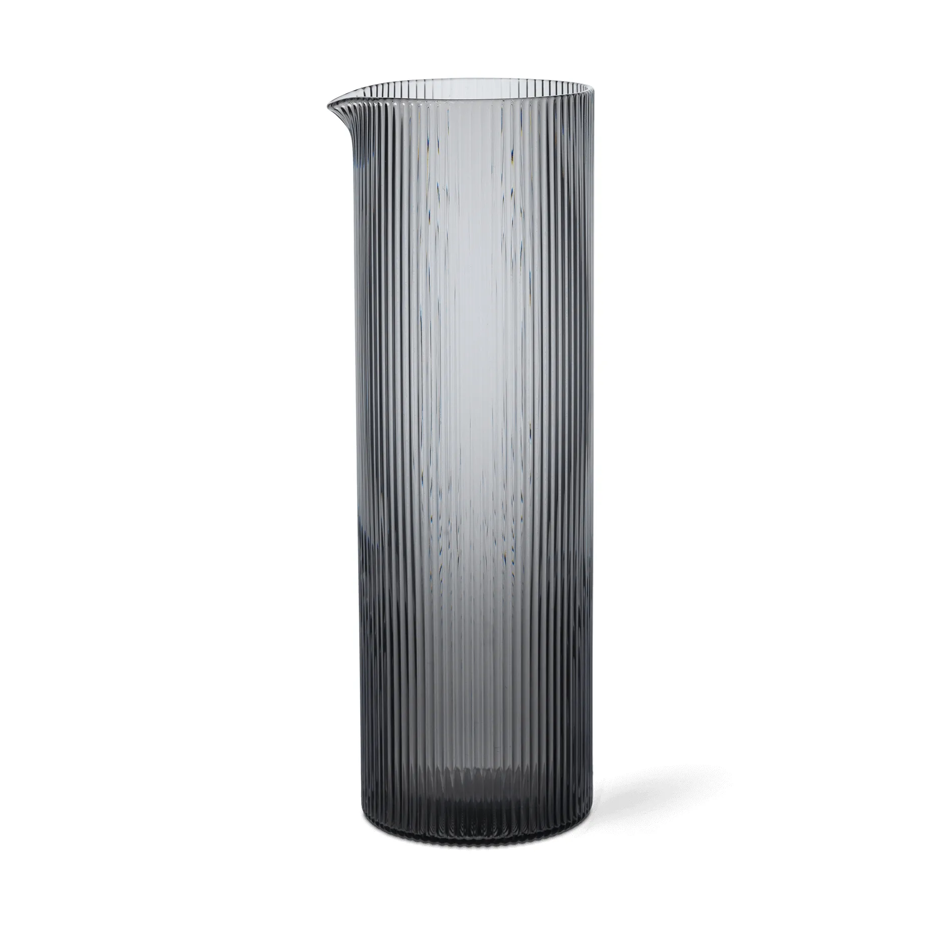 Ripple vannkaraffel 1,12 L, Smoked grey Ferm Living