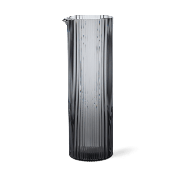 Ripple vannkaraffel 1,12 L - Smoked grey - Ferm Living