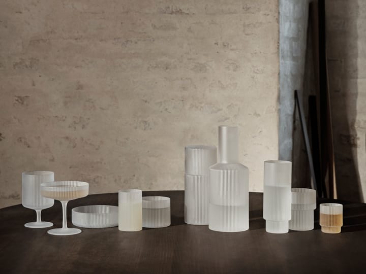 Ripple verrines serveringsglass 14 cl 4-stk., Clear Ferm Living