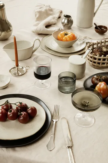 Ripple vinglass 2-pakning - Klar - Ferm Living