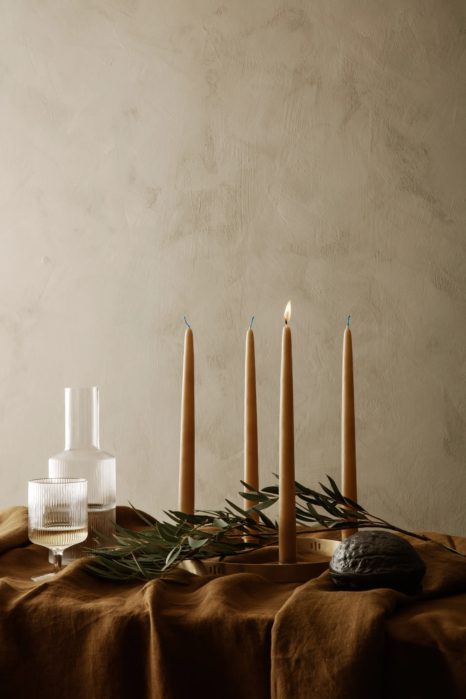 Ripple vinglass 2-pakning, Klar Ferm Living