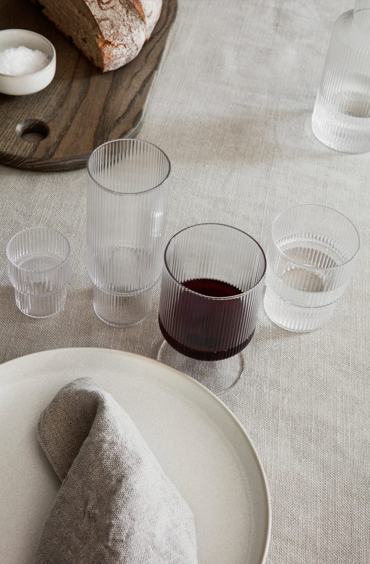 Ripple vinglass 2-stk., Klar Ferm Living