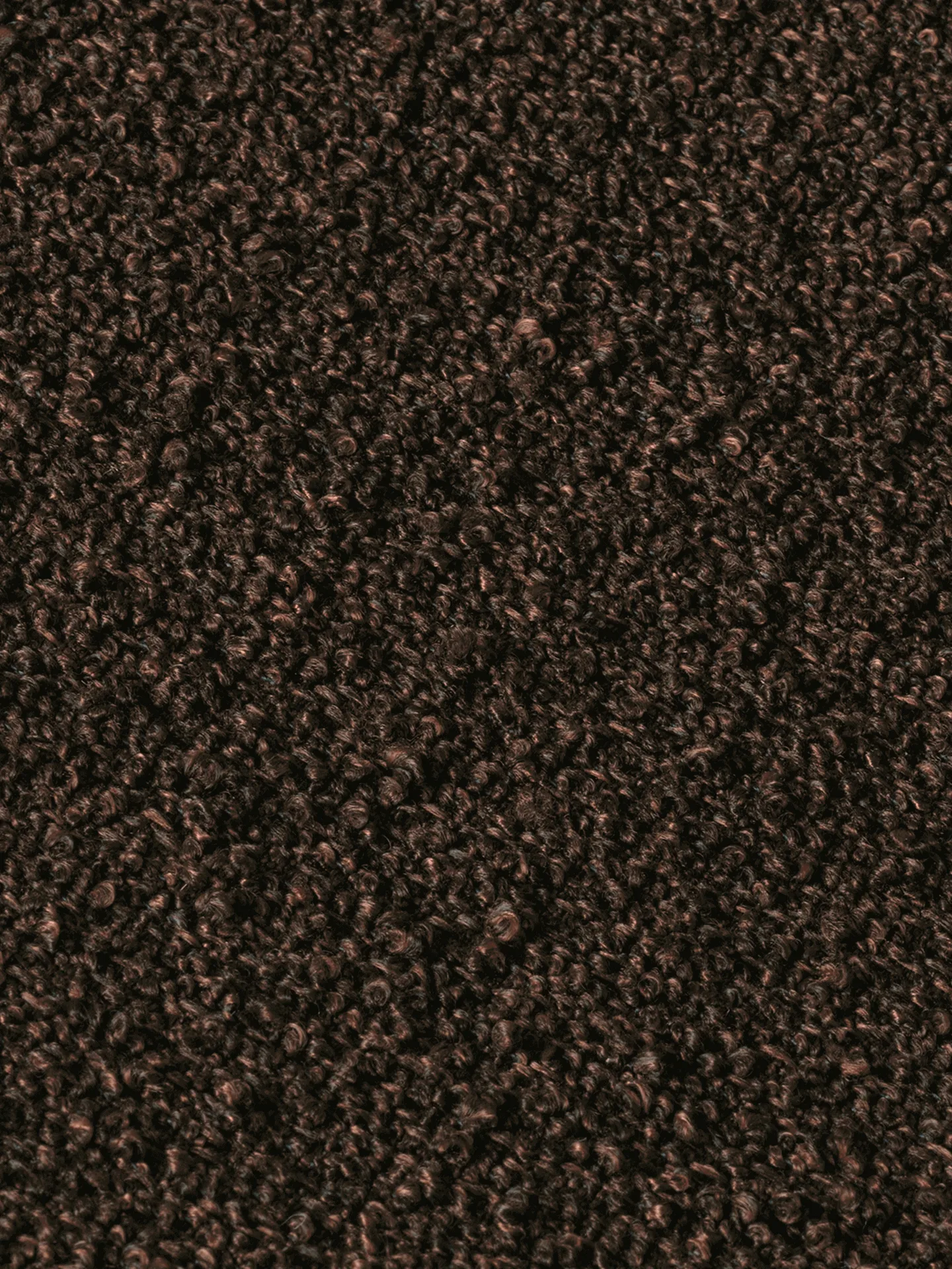 Rouli center module pure bouclé modulsofa, Chestnut brown Ferm Living