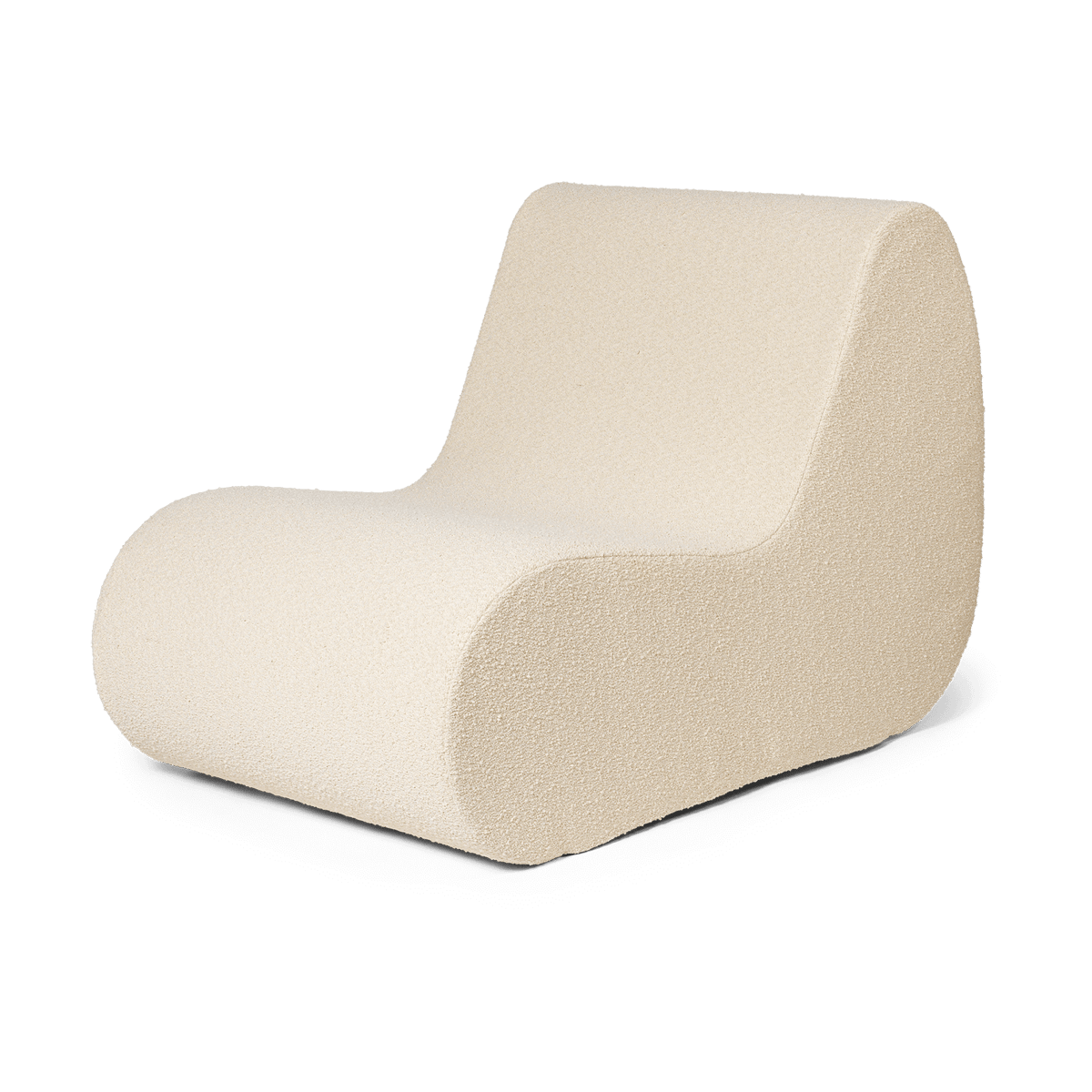 Ferm Living, Rouli Lenestol Bouclé Off-white