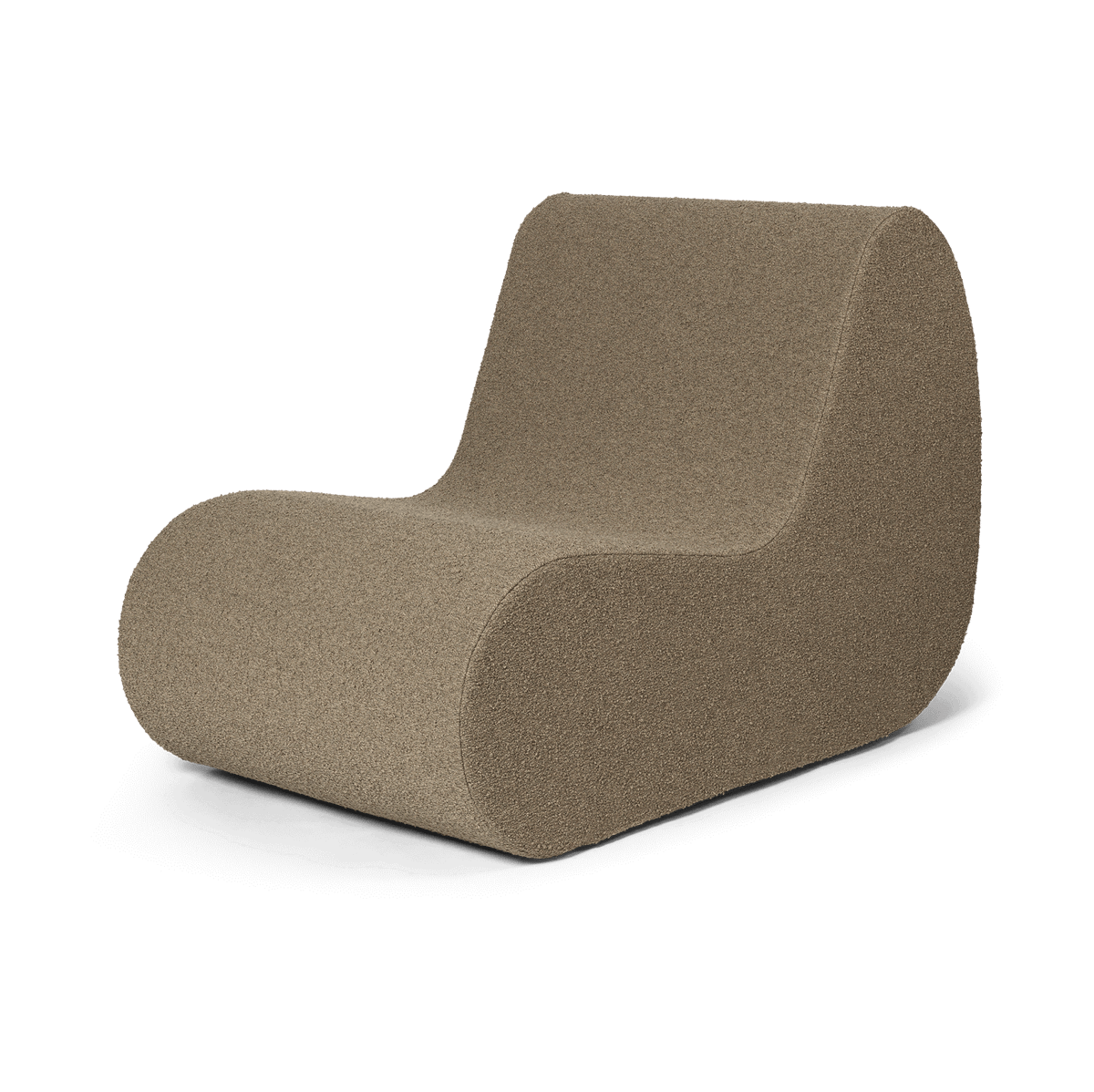 Ferm Living Rouli center module pure bouclé modulsofa Sand