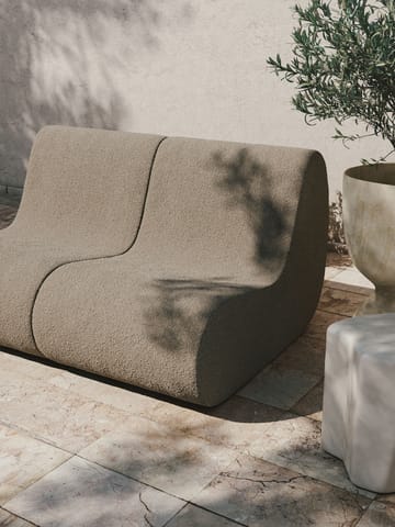 Rouli center module pure bouclé modulsofa - Sand - ferm LIVING