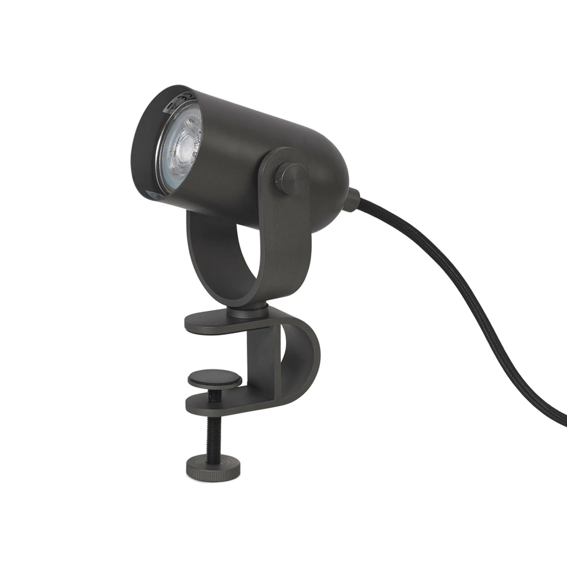 Ruuvi klemlampe Ø 6 x 16 cm, Blackened iron Ferm Living