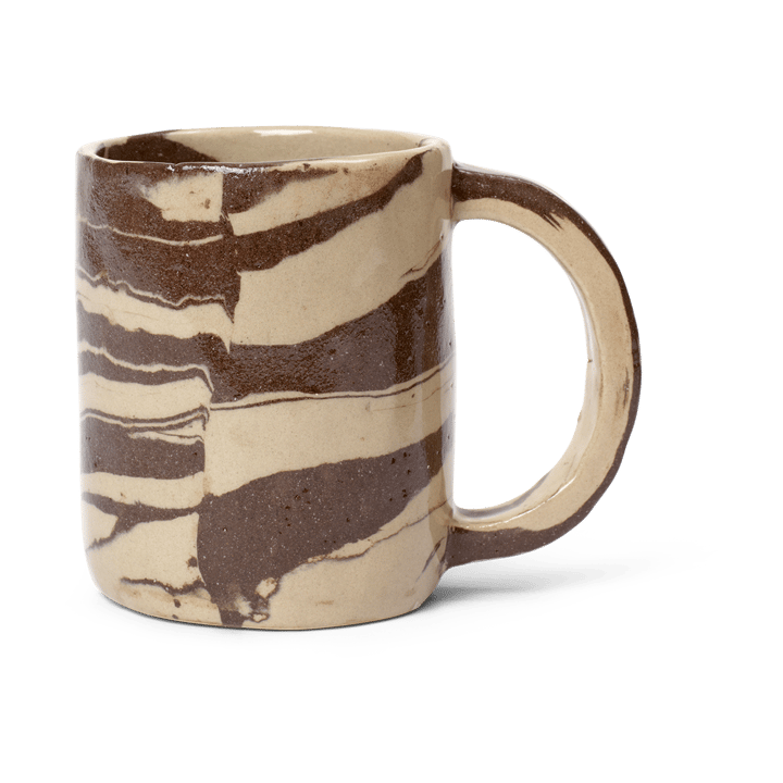 Ryu krus høy 30 cl - Sand-brown - Ferm Living
