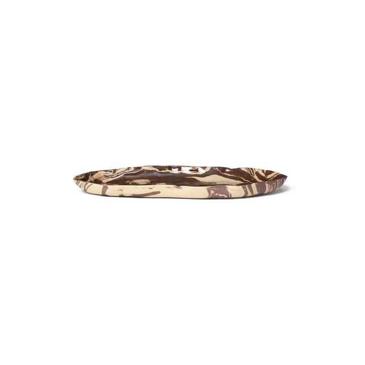 Ryu tallerken 37 cm - Sand-brun - Ferm Living