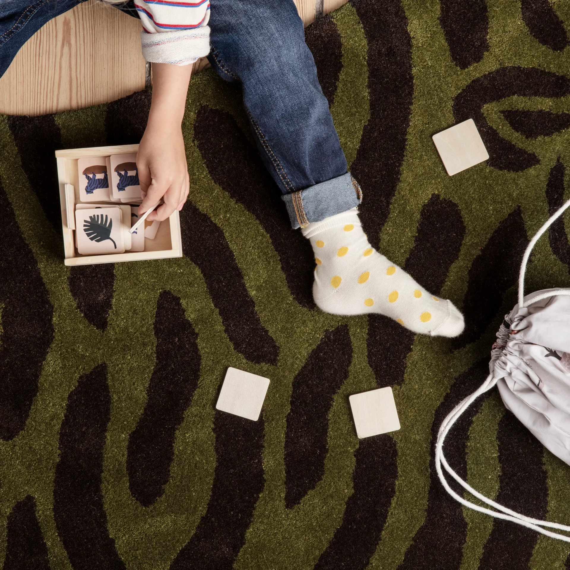 Safari gulvteppe, tiger Ferm Living