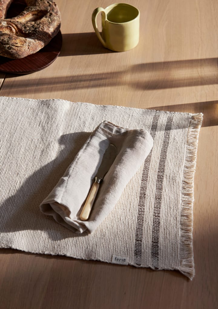 Savor spisebrikke 38 x 50 cm, Offwhite/Chocolate Ferm Living