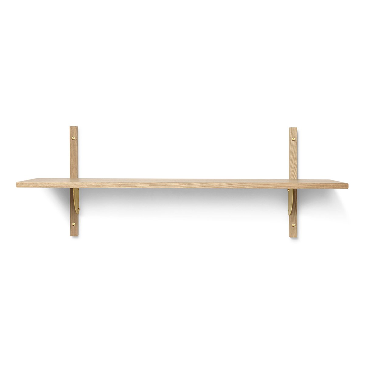 Ferm Living - Ferm Living Hylle Sector Eik/Messing L:87 - Lunehjem.no - Interiør på nett