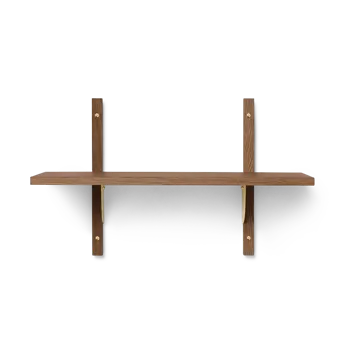 Sector hylle S/S - Smoked Oak, brass - Ferm Living