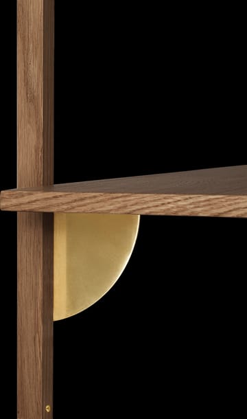 Sector hylle S/S - Smoked Oak, brass - Ferm Living