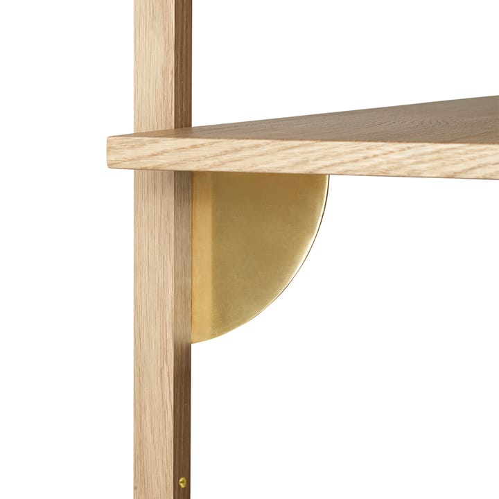 Sector hylle triple wide, Eik-messing Ferm Living