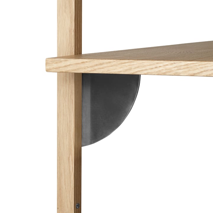 Sector hylle triple wide, Eik-svart Ferm Living