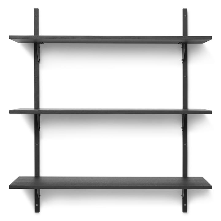 Sector hylle triple wide - Svart ask-svart - Ferm Living