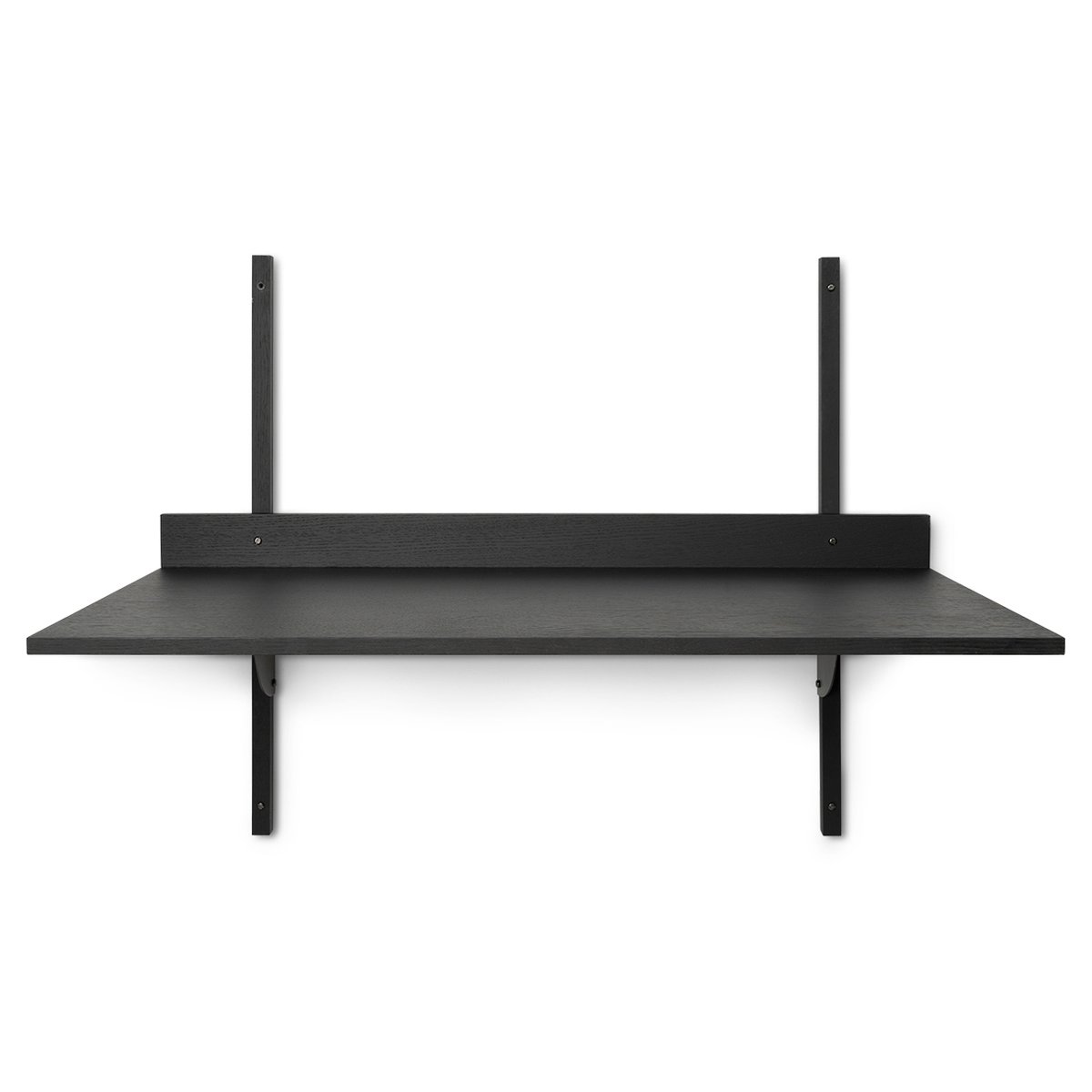 Ferm Living Sector skrivebord Black ash-black brass