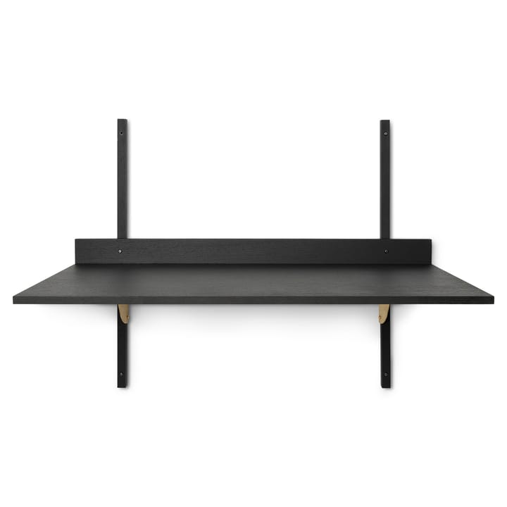 Sector skrivebord - Black ash-brass - ferm LIVING