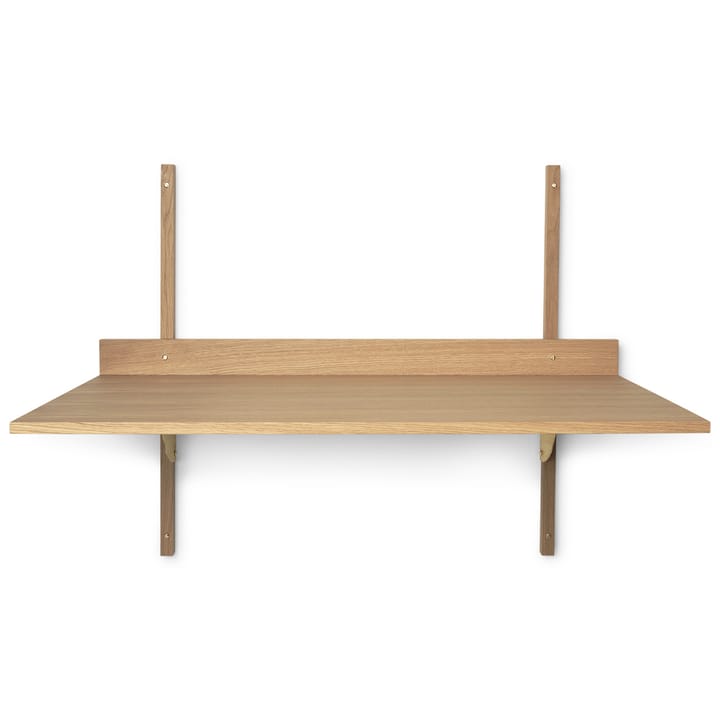 Sector skrivebord - Oak-brass - Ferm Living