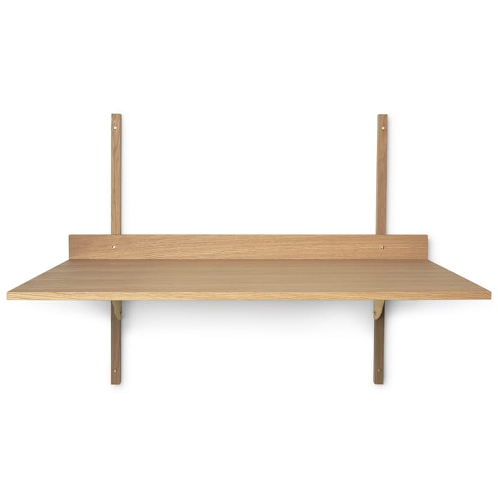 Sector skrivebord - Oak-brass - ferm LIVING