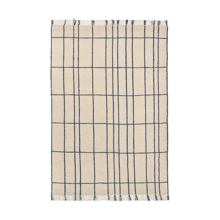 Sen gulvteppe - Parchment-indigo, 170x240 cm - Ferm Living