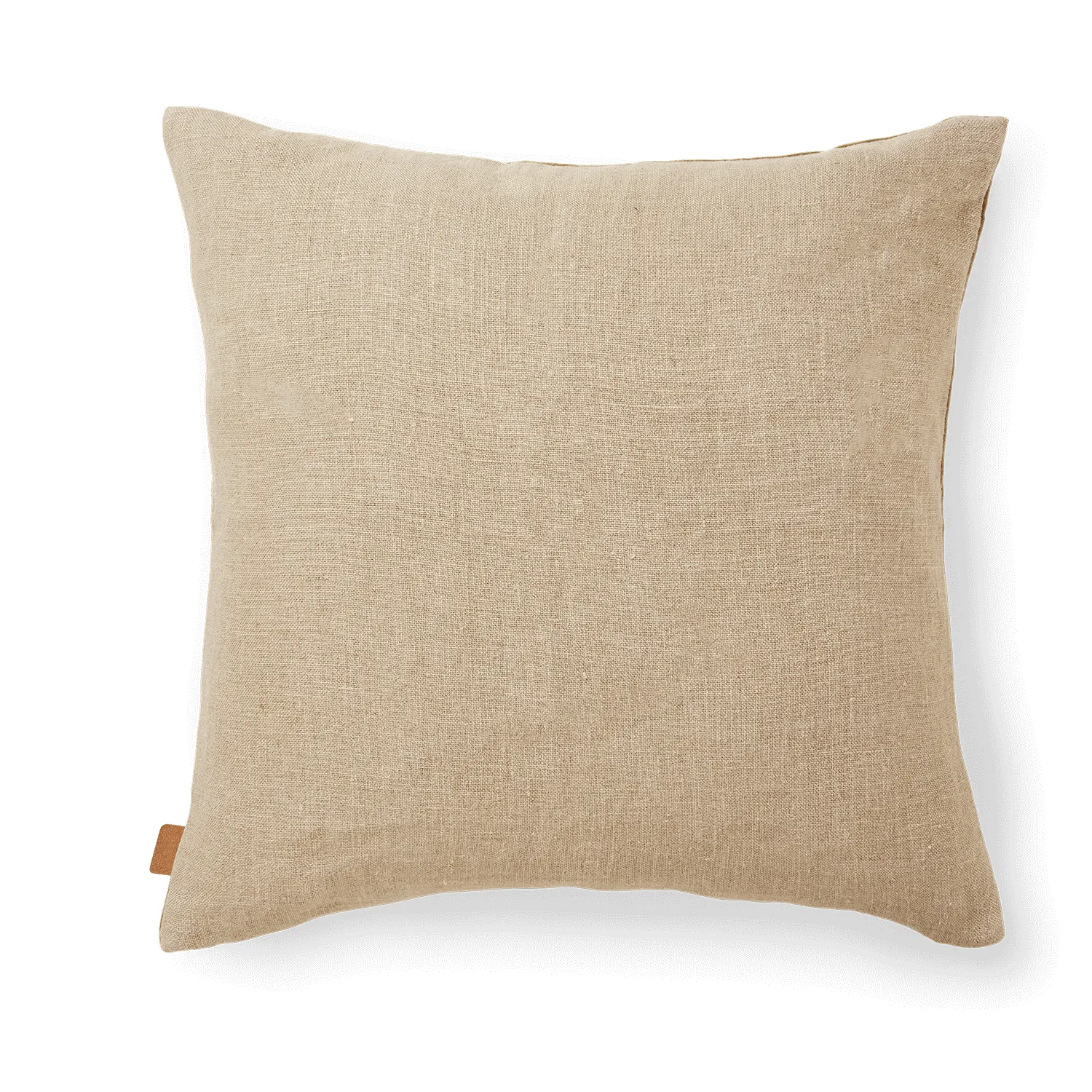 Senti Stripe pute 50x50 cm, Dark sand-linen Ferm Living